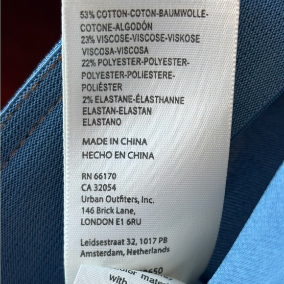 Free People NWT We The Free “Penny Pull on Flare Jeans” in Sapphire! Cotton - Picture 9 of 10